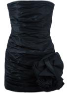 Faith Connexion Strapless Ruched Dress - Black