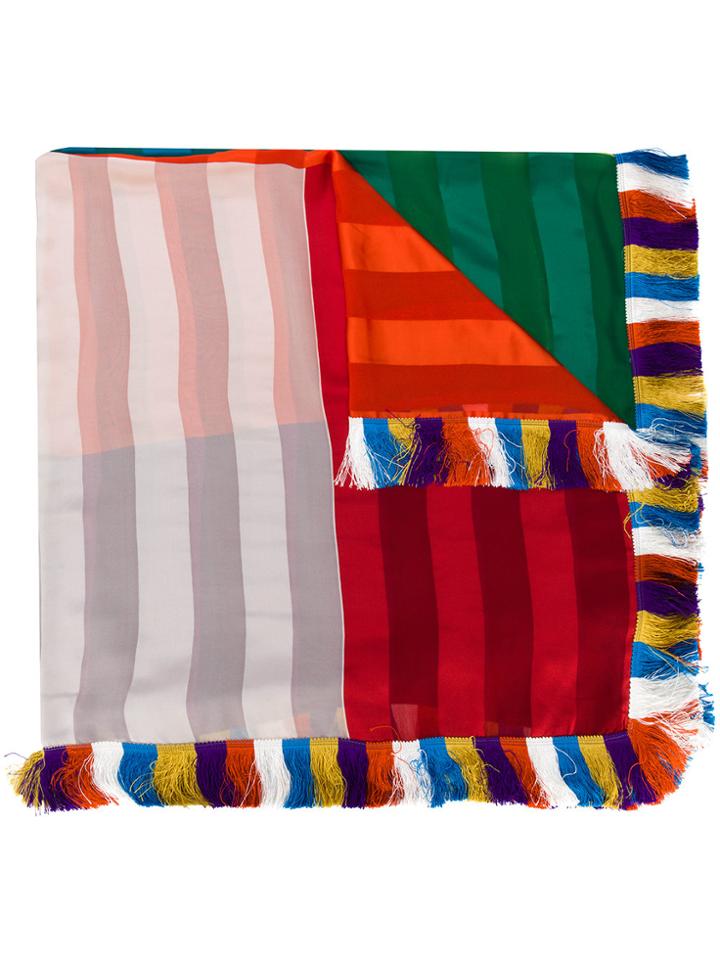 Etro Painterly Printed Large Scarf - Multicolour