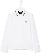 Boss Kids Classic Polo Shirt - White