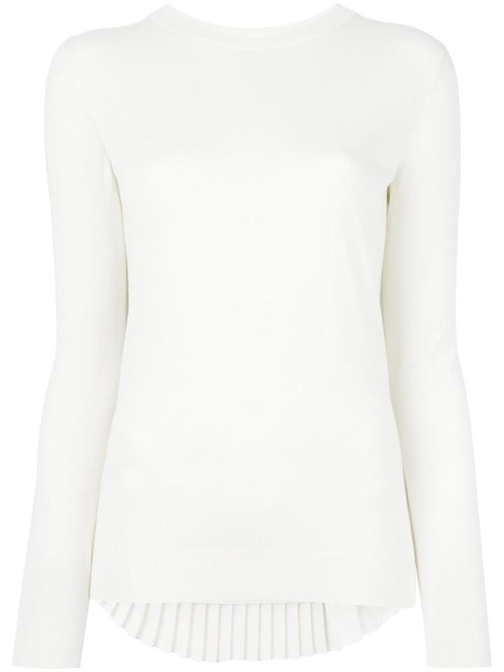 Mm6 Maison Margiela Pleated Back Jumper - White