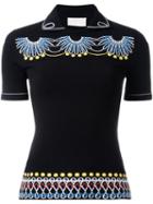 Peter Pilotto Geometric Intarsia Polo Shirt