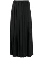 Junya Watanabe Pleated Midi Skirt - Black