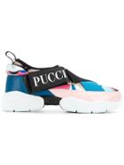 Emilio Pucci Pschedelic City Slip-one Sneakers - Blue