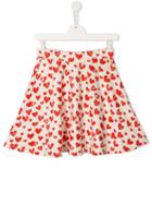 Molo Heart Print Skirt - White