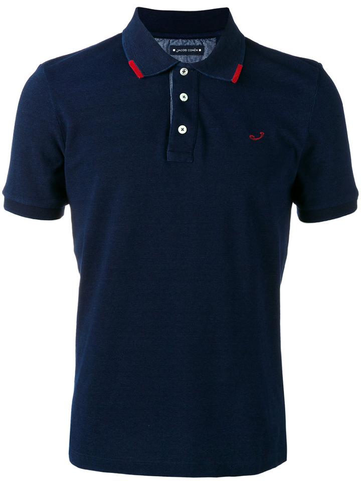 Classic Polo Top - Men - Cotton - Xl, Blue, Cotton, Jacob Cohen