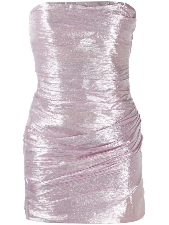 Dsquared2 Strapless Drape Dress - Pink