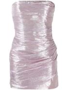 Dsquared2 Strapless Drape Dress - Pink