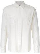 Gold Long Sleeve Work Shirt, Men's, Size: Medium, White, Cotton