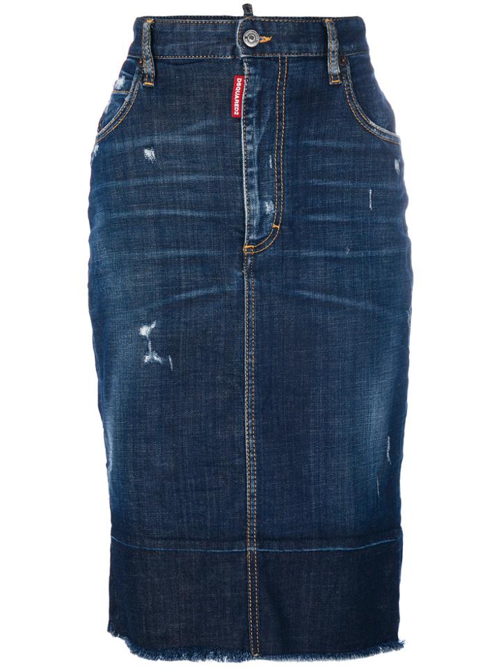 Dsquared2 Denim Skirt - Blue