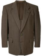 Comme Des Garçons Pre-owned Structured Shoulders Blazer - Brown