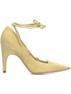 Derek Lam Opera Pumps, Women's, Size: 37, Yellow/orange, Suede