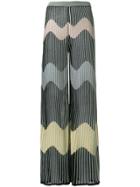 Missoni Embroidered Flared Trousers - Black
