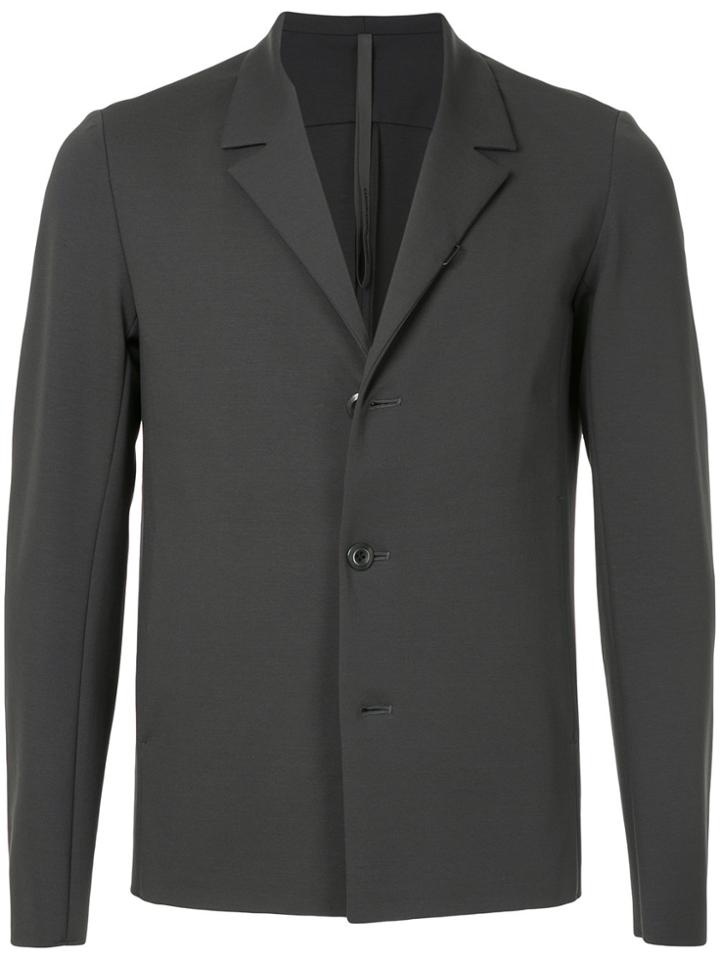 Kazuyuki Kumagai Classic Fitted Blazer - Grey