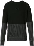 Mostly Heard Rarely Seen Paneled Sweatshirt - Black