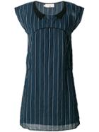 Cotélac Striped Shirt Dress - Blue