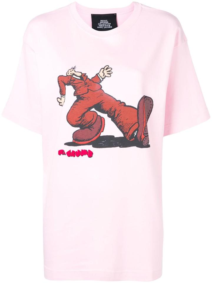 Marc Jacobs R. Crumb Print T-shirt - Pink