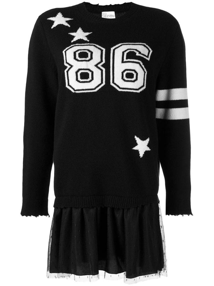 Red Valentino Red Valentino Qr0kd105459 0no Nero Natural