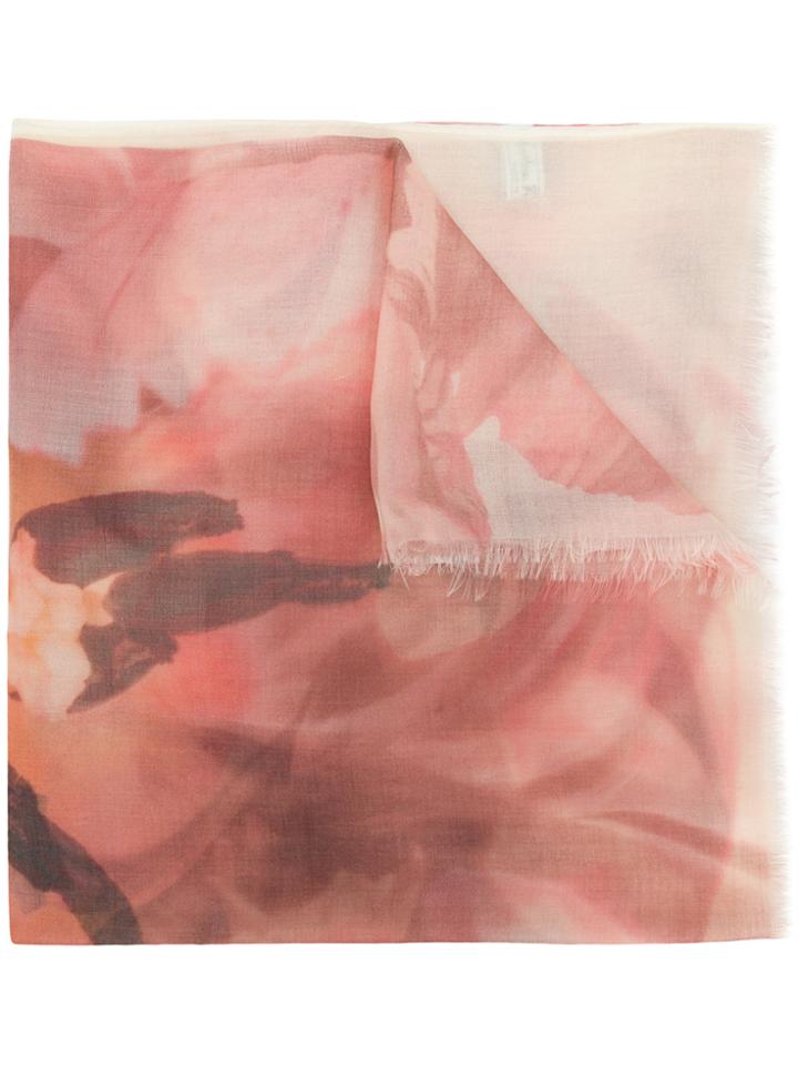 Salvatore Ferragamo Printed Scarf - Nude & Neutrals