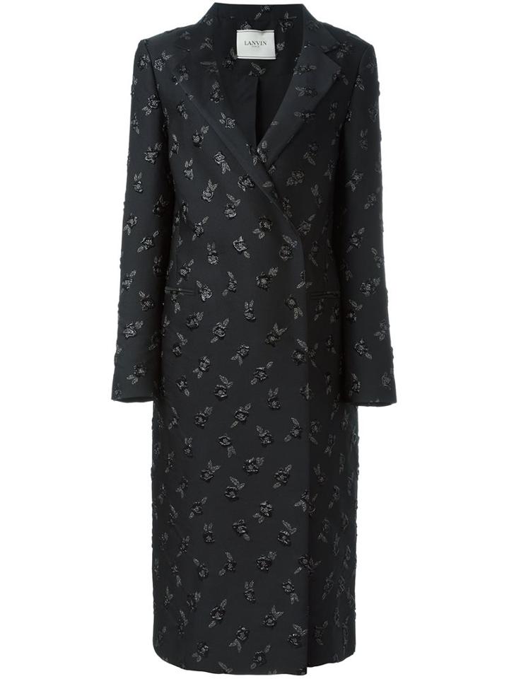 Lanvin Rose Detail Coat