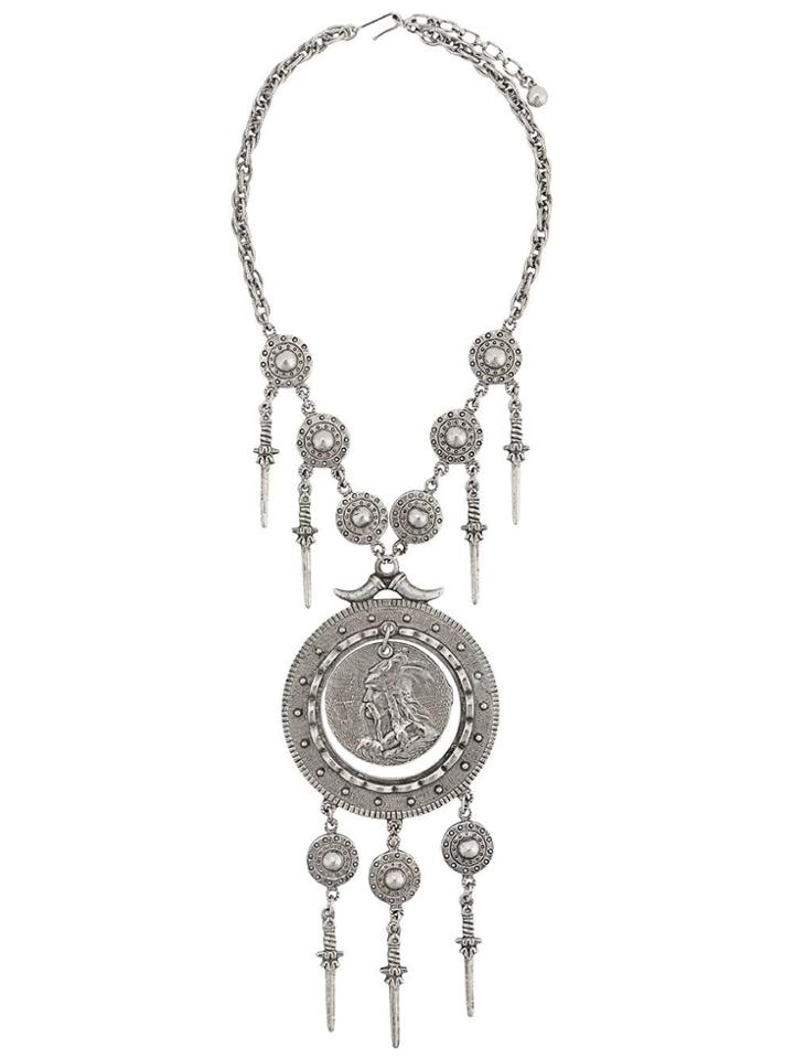 Susan Caplan Vintage 1970s Vintage Trifari Statement Pendant Drop