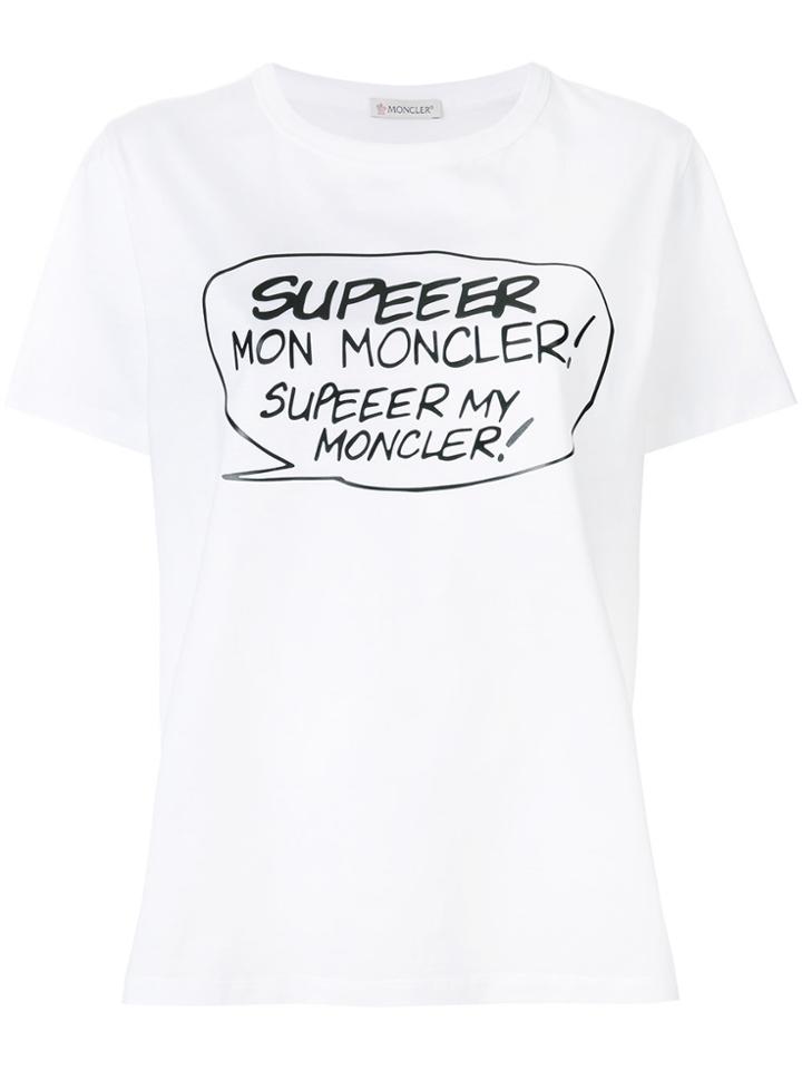 Moncler Speech Bubble T-shirt - White