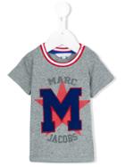 Little Marc Jacobs - M Appliqué T-shirt - Kids - Cotton - 36 Mth, Grey