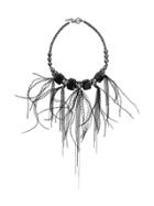 Fabiana Filippi Fringed Necklace - Black