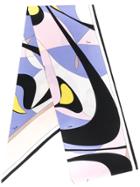 Emilio Pucci Alex Print Slim Silk Bandeau - Purple