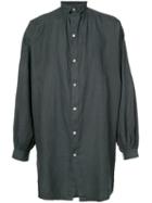 Horisaki Design & Handel - Sheer Long Shirt - Unisex - Linen/flax - 2, Black, Linen/flax