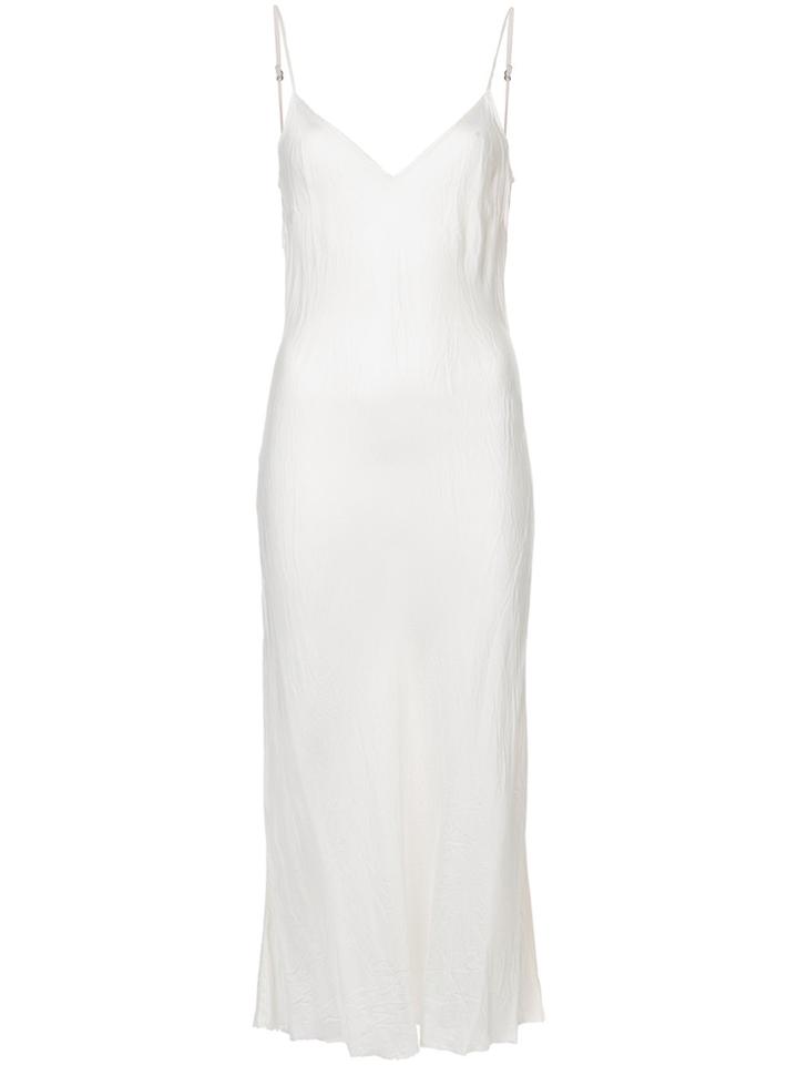 Organic By John Patrick Long Bias Slip Dress - White
