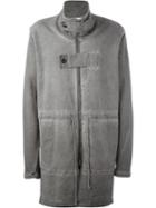 Lost & Found Rooms Stonewashed Effect Coat