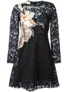 Valentino 'kimono Flowers' Lace Dress