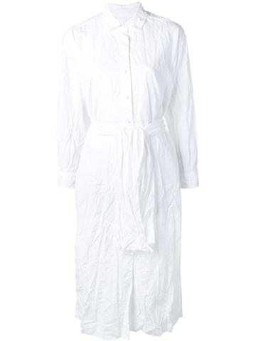 Daniela Gregis Belted Shirt Dress - White