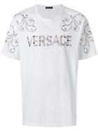 Versace Studded T-shirt - White