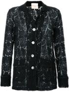 Erika Cavallini 'abigayle' Jacket, Women's, Size: 46, Black, Cotton/polyester/viscose