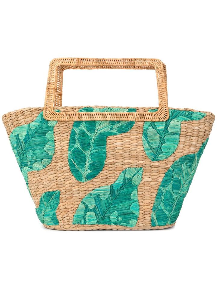 Aranáz Raffia Palm Tote - Multicolour