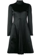 William Vintage Pleated Front Dress - Black