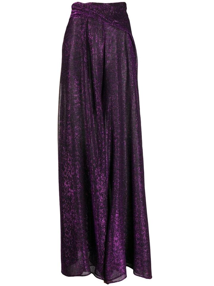 Talbot Runhof Sister Maxi Skirt - Purple