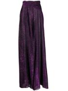 Talbot Runhof Sister Maxi Skirt - Purple