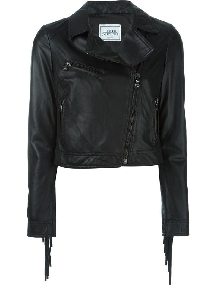Forte Couture 'mr. Fringe' Biker Jacket