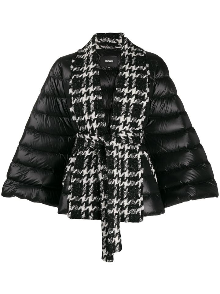 Mackage Julieta Knit Collar Jacket - Black