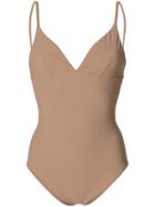 Tory Burch Marina One-piece Swimsuit - Nude & Neutrals