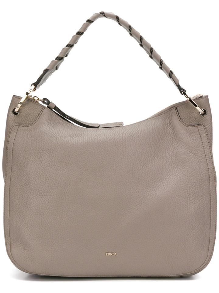 Furla Top Zip Tote Bag - Nude & Neutrals