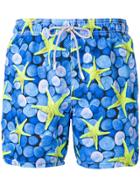 Mc2 Saint Barth Starfish Print Swim Shorts - Blue