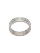 Maison Margiela Number Etched Ring - Silver