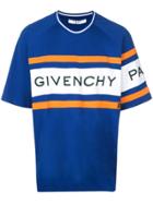 Givenchy Logo Stripe T-shirt - Blue