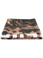 Vaquera Hollywood Hills Logo Beach Towel - Blue