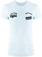Chiara Ferragni Embroidered Eyes T-shirt - Blue