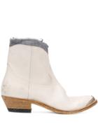 Golden Goose Deluxe Brand Western Pointed Boot - White