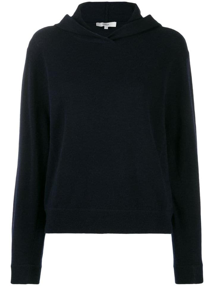 Vince Hooded Cashmere Jumper - Blue